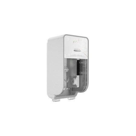 Kimberly-Clark Bathroom Toilet Paper Dispensers, ICON 2-Roll Vertical Bath Tissue Dispenser, ICON Coreless Standar KCC58731