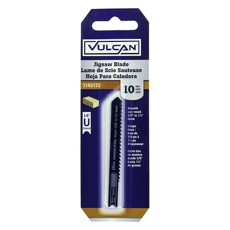 Vulcan High-Speed Jig Saw Blade, 3 in L, 10 TPI 822361OR