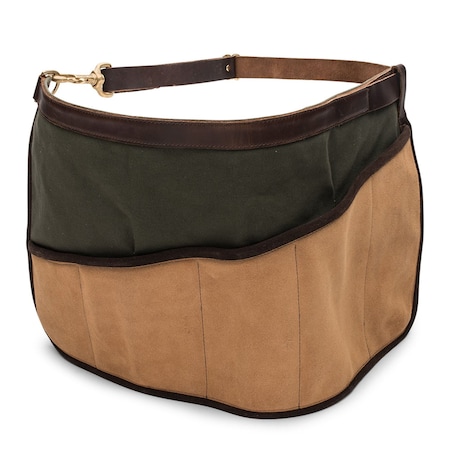 Kings County Tools Garden Apron w/ Pockets Cowhide Suede & Water-Repellent Military-Grade Duck Canvas Utility Belt GW15A02-12