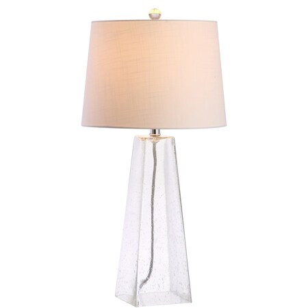 Jonathan Y Dylan 28.5" Glass LED Table Lamp, Clear JYL2006A