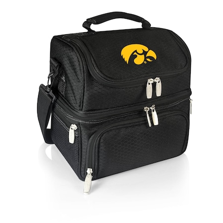 Picnic Time Family Of Brands NCAA Iowa Hawkeyes Pranzo Lunch Bag - Insulated Lunch Box with Picnic Set 512-80-175-224-0