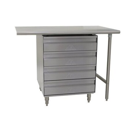 Advance Tabco Stainless Four Tier Drawer Section TA-384
