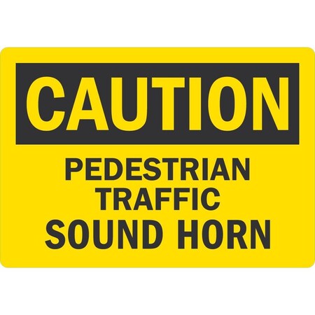 Lyle Pedestrian Traffic Sound Horn, 5x3.5, Non-Reflective, Yellow G-16743-ND_5x3.5
