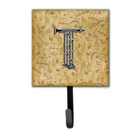 Carolines Treasures Letter T Musical Instrument Alphabet Leash and Key Holder CJ2004-TSH4