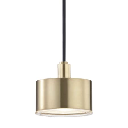 Mitzi Nora 1 Light Pendant 5.25 In. Aged Brass H159701-AGB
