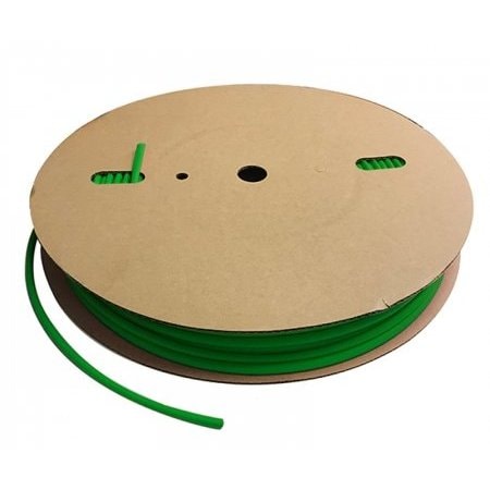 Kable Kontrol 3:1 Heat Shrink Tubing - Single Wall Polyolefin - 1/4in ID - 250 FT - Green HS3374-SP-GN
