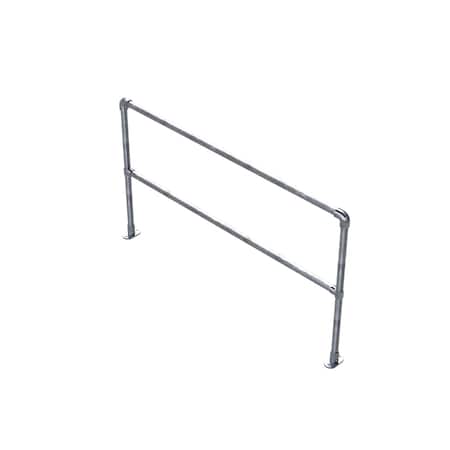 Safety Rail Accu-Fit Express Kit 6ft Straight, Galvanized 400771