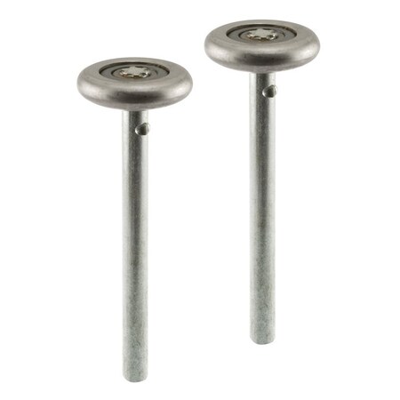 Prime-Line GD 52212 Door Roller, 4-1/8 in L Axle, 1-7/8 in Dia Roller, 7/16 in W Roller GD52212