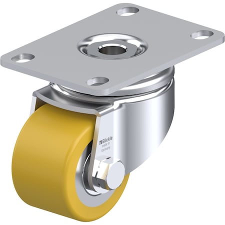 Blickle Swivel Plate Caster, PU, 2", 330 lb. LKPA-VSTH 50K-12