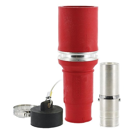 Leviton Single Pole Inline, 1,135 A, Female, Red 49F77-R