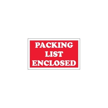 Bubblefast 3 x 5'' - ''Packing List Enclosed'' Labels BFSCL538