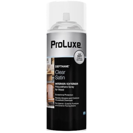Deft ProLuxe Satin Clear Oil-Based Polyurethane Spray 11.5 oz PLX025S/EA