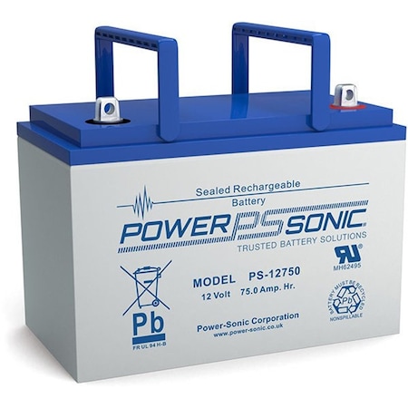 Power-Sonic 12V 75Ah Sealed Battery PS-12750