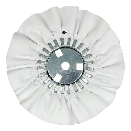 Renegade Products Usa 10" N5 Predator Airway Buffing Wheels, 26-Ply, Domet Flannel-Mirror Shine, Removable Center Plate FAW10X3X5/8N5-26PDF/SSS