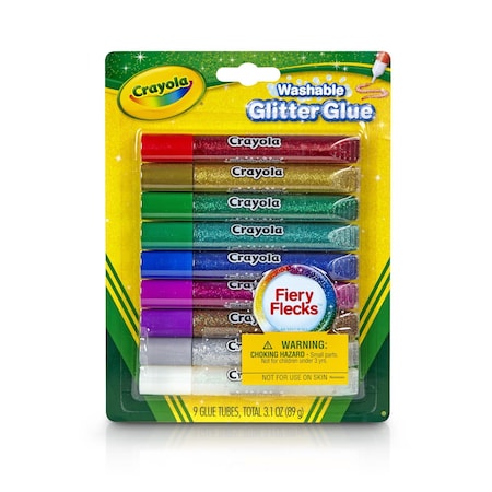 Crayola Medium Strength Assorted Glitter Glue 3.1 oz 69-3527