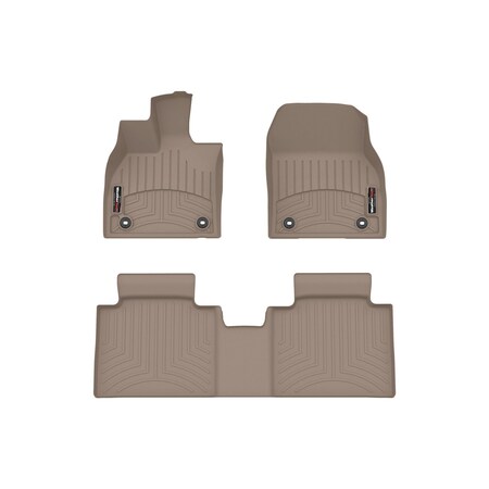 Weathertech Tan, Front and Rear Floorliners 451823-1-2