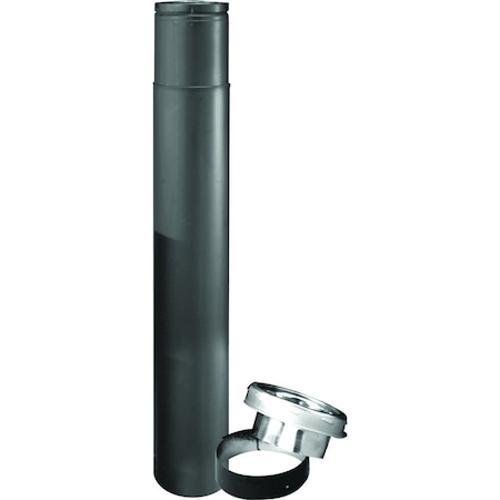 Selkirk Double Wall Adjustable Length Vertical Installation Kit, Stainless Steel Metallic DSP6VK