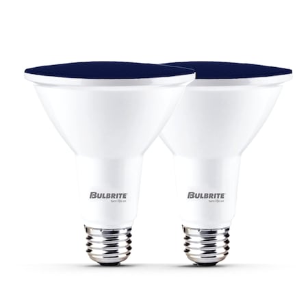 Bulbrite 90-W Equivalent, Blue Color PAR38 Weatherproof Outdoor E26 Medium Base Flood LED Light Bulb COLOR 861911