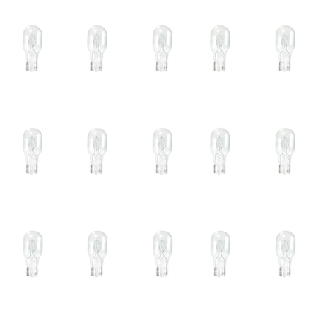 Bulbrite X2000 Xenon 18-Watt 12-Volt T5 Light Bulb with Wedge (WEDGE) Base, Clear, 2800K, 15PK 861051