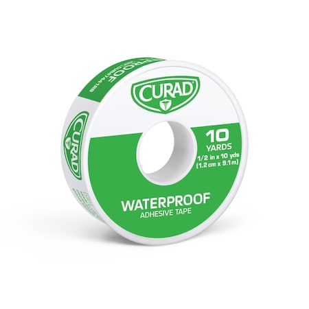 Medline CURAD Waterproof Adhesive Tape, 1/2in x 10 yd., 24PK CUR47441RB