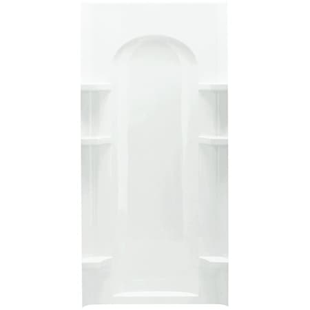 Sterling Ensemble Shower Back Wall, 7212 in L, 36 in W, Vikrell, HighGloss, Alcove Installation, White 72202100-0