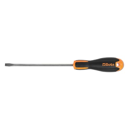 Beta 1201INOX Stainless Steel Slotted Screwdriver, Ergonomic Handle, 2.5mm Tip, 50mm Shaft 1201INOX-E 2.5X50