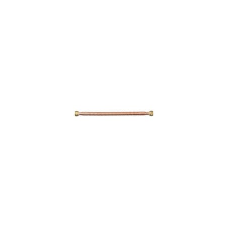 Homewerks Water Heater Connector, Corrugated Copper, 3/4 FIP x 18-In. 7211-18-34FIP-T