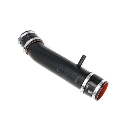 Hps Performance Air Intake Post MAF Aluminum Tube, Black 27-710WB