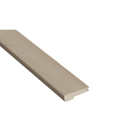 Msi Schertz Oak 1.06 in. Thick x 4.53 in. W x 94.49 in. L Hybrid Rigid Core Flush Stair Nose Eased Edge ZOR-LVT-TR-0741