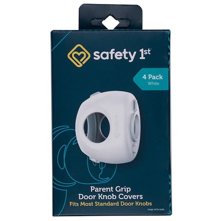 Safety 1St Safety 1st White Plastic Door Knob Covers 4 pk HS3260920