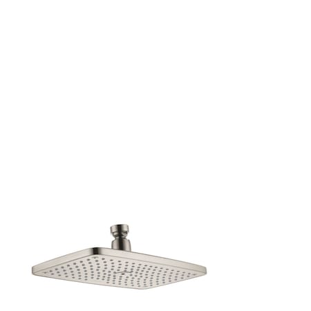 Hansgrohe Raindance E Showerhead 240 1-Jet, 2.5 GPM in Brushed Nickel 27380821