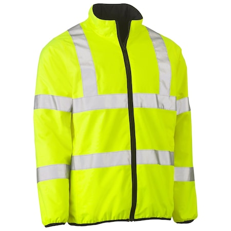 Bisley ANSI Type R Class 3 Reversible Puffer Jacket 333M6350H-YEL/3XL
