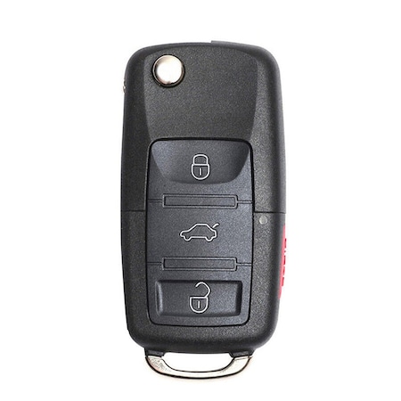 Aks Keys 2005 - 2010 Volkswagen Flip Key 4B Part# 1K0959753P - ID 48 Chip RC-VW-49C