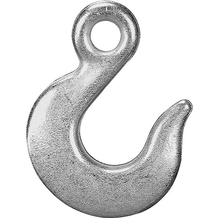 Campbell Chain & Fittings Eye Slip Hook, 1/4 in, 1300 lb Working Load, 43 Grade, Steel, Zinc T9100424