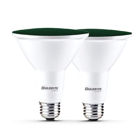 Bulbrite 90-W Equivalent, Green Color PAR38 Weatherproof Outdoor E26 Medium Base Flood LED Light Bulb COLOR 861909