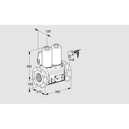 Honeywell Kromschroder VCS8100F05NNQLE/PPPP/PPPP KS88207216