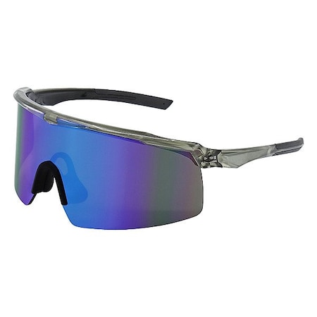 Globus Safety Glasses, Silver, Blue BH3219PFT