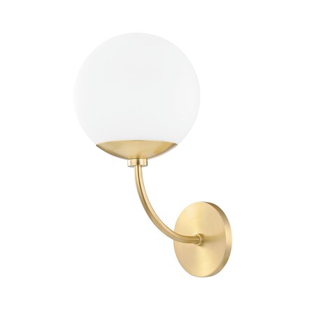 Mitzi Carrie 1 Light Wall Sconce 7.5 In. Aged Brass H160101-AGB