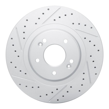 Dynamic Friction Co DFC Geoperformance Rotor - Drilled and Slotted 830-21030L