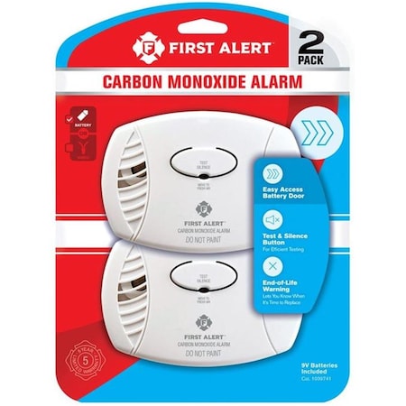 First Alert Battery Electrochemical Carbon Monoxide Alarm FI312128