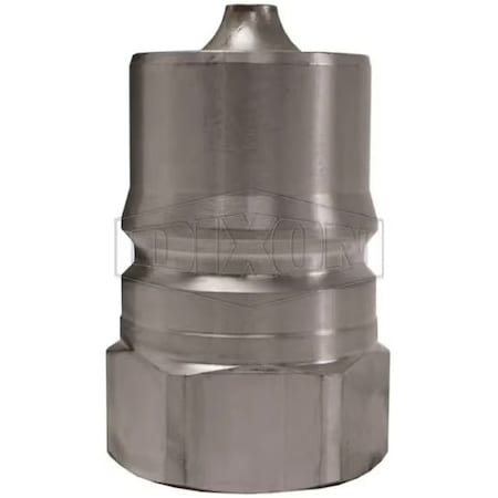 Dixon DQC HS Interchange Steam Female Plug, 1/4-19 Nominal, Female BSPP, Steel HS2BF2