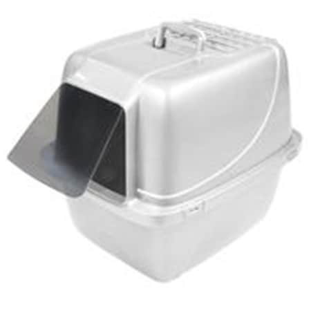 Van Ness Plastic Molding Van Ness enclosed litter pan offers odor control, scatter prevention, and easy cleaning CP7