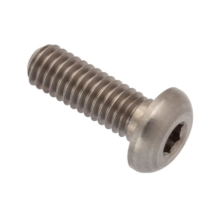 Zoro Select M4-0.70 x Machine Screw, Hex Plain 18-8 Stainless Steel ZBM4X12LH