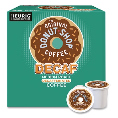 The Original Donut Shop Decaf Coffee K-Cups, 0.39 oz, 22PK 5000341140