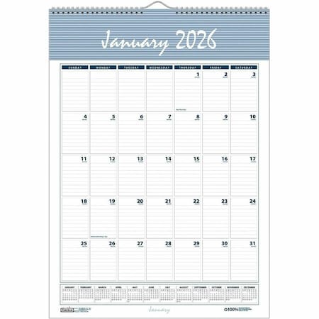 House Of Doolittle Wall Calendar, 22'' x 31.25'', 2025 334