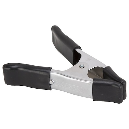 Vulcan Spring Clamp, 1 in Clamping, Steel/PVC, Chrome, Silver JL27524