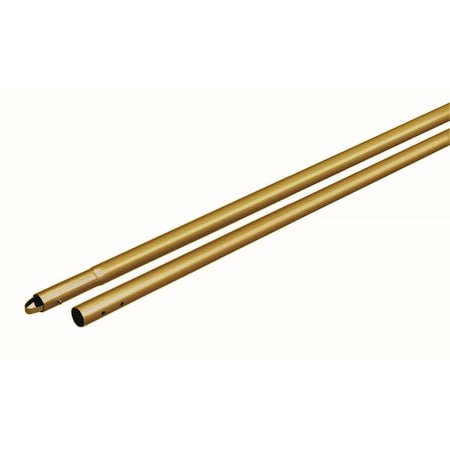 Kraft Tool Kraft Tools 10' Anodized Aluminum Swaged Button Handle - 1-3/4" Diameter (Gold) CC291SG