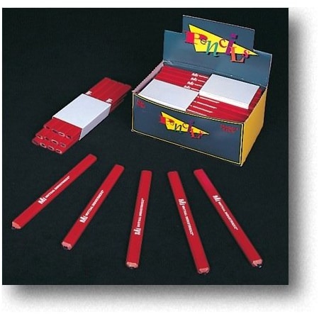 Mutual Industries RED CARPENTER PENCILS, 72PK 16200-79