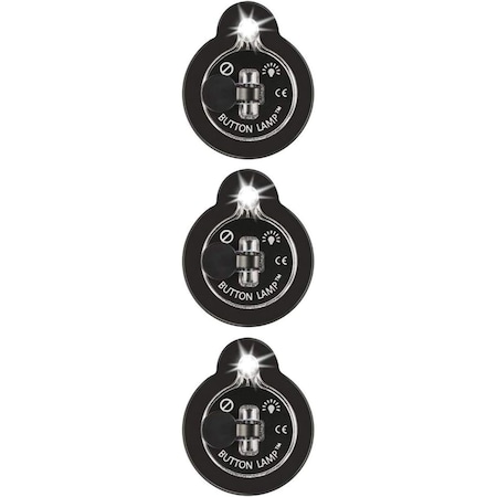 Panther Vision Adhesive LED Button Lamp, 3PK BL-5475