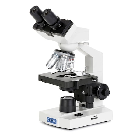 Amscope OMAX M82E Binocular Biological Compound Microscope 40X-2000X Lab LED w/Mechanical Stage M82ES